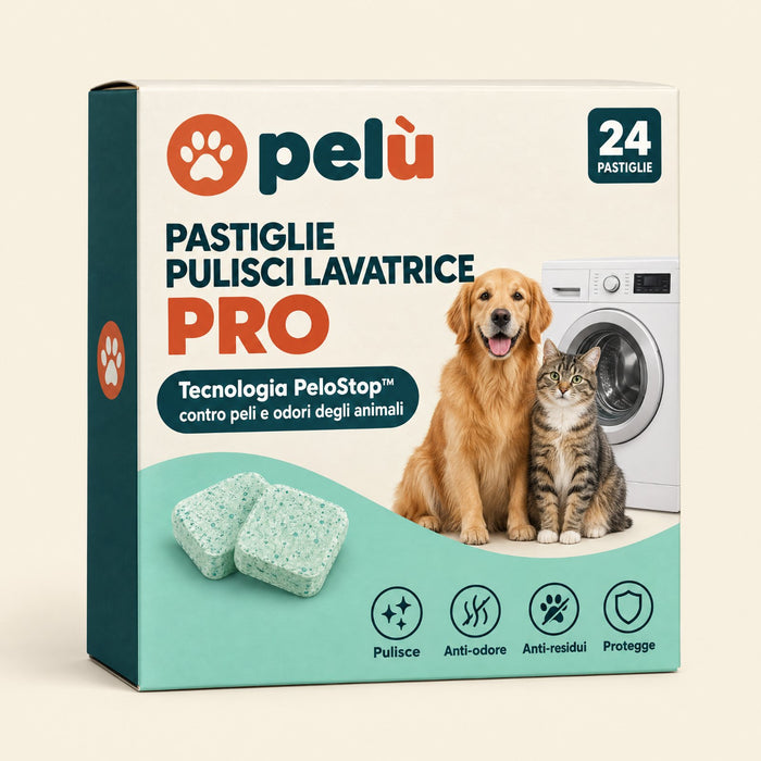 Pastiglie Pelù Pulisci Lavatrice: pulizia profonda in un solo ciclo
